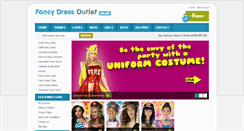Desktop Screenshot of fancydressoutlet.co.uk